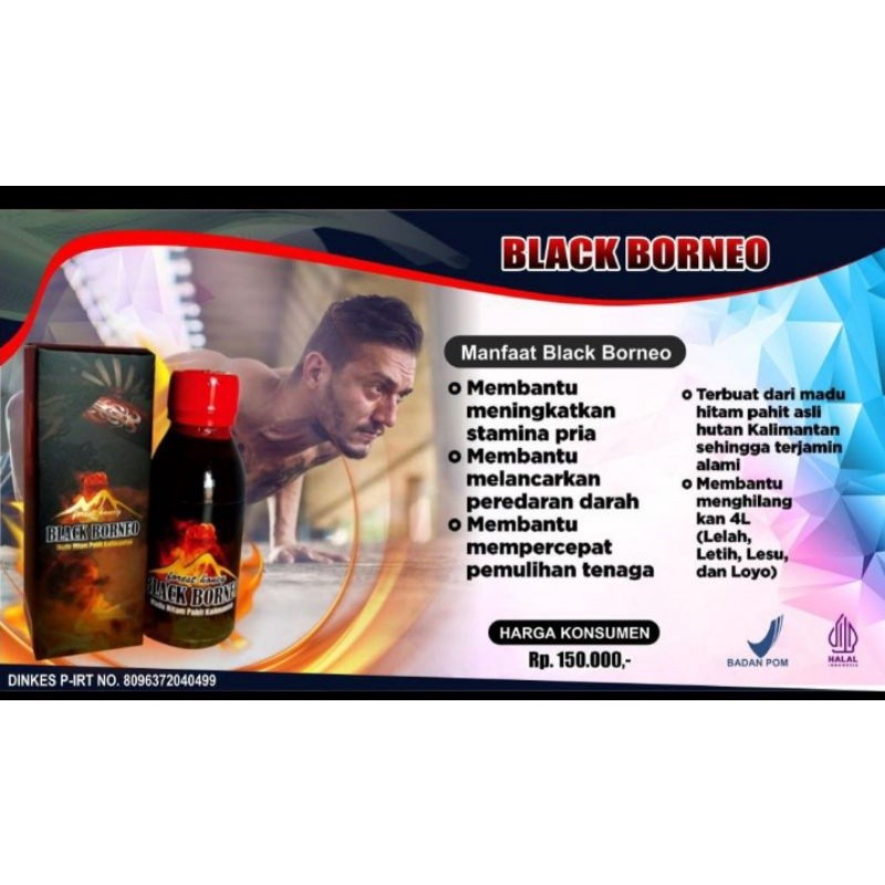 

Madu Black Borneo 1 Botol 120ml Orijinal MJA 101-Tech