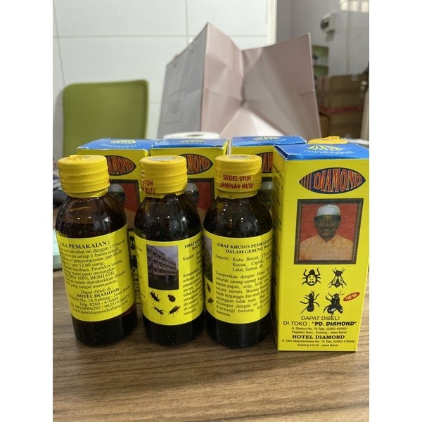 Diamond Botol Original Botol kaca / Obat Diamond Pemanggil Walet / Obat Walet / Parfum Diamond Walet