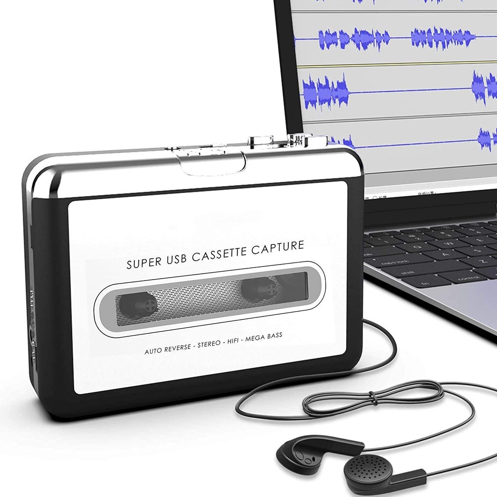 

Ezcap Konverter Kaset Tape USB Cassette Capture MP3 Player - EC007