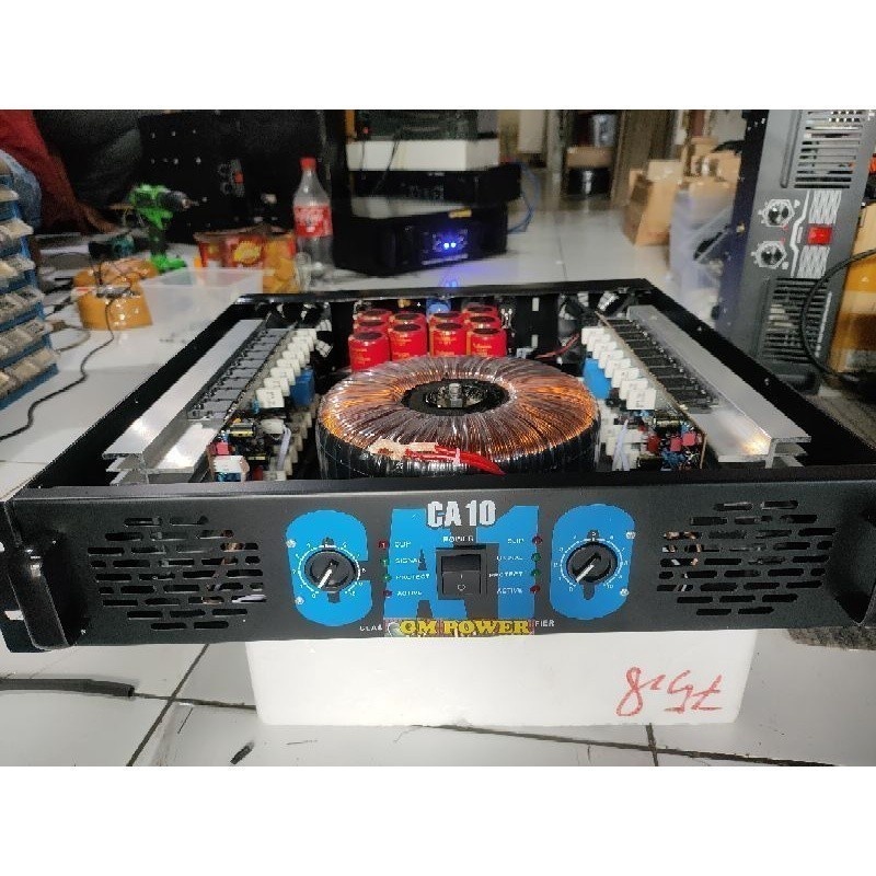 power amplifier rakitan 20amper ct55 versi buil up 2u free peking kayu