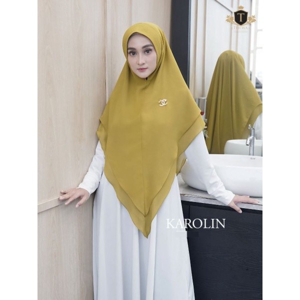 Hijab ceruty babydoll // khimar karolin thewa hijab // jilbab instan // kerudung syari // hijab lanc