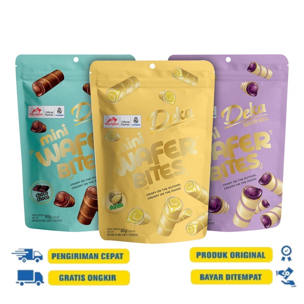 

DEKA Mini Wafer Bites - All Varian (72gr)