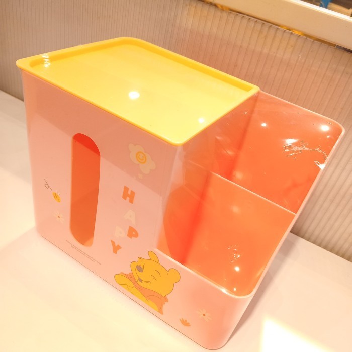 MINISO Kotak Tissue Serba Guna Koleksi Disney Winnie the Pooh Lucu - Tissue Box