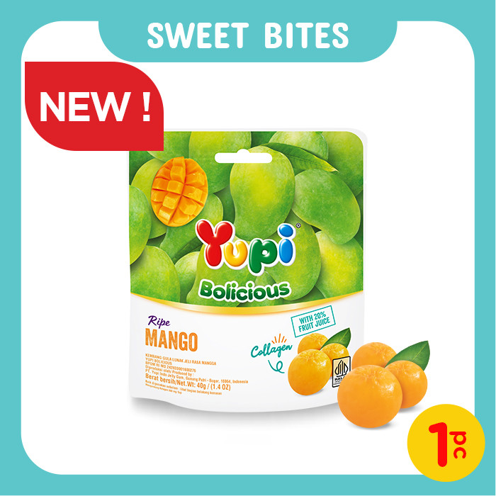 

Yupi Bolicious Mango 40 Gr