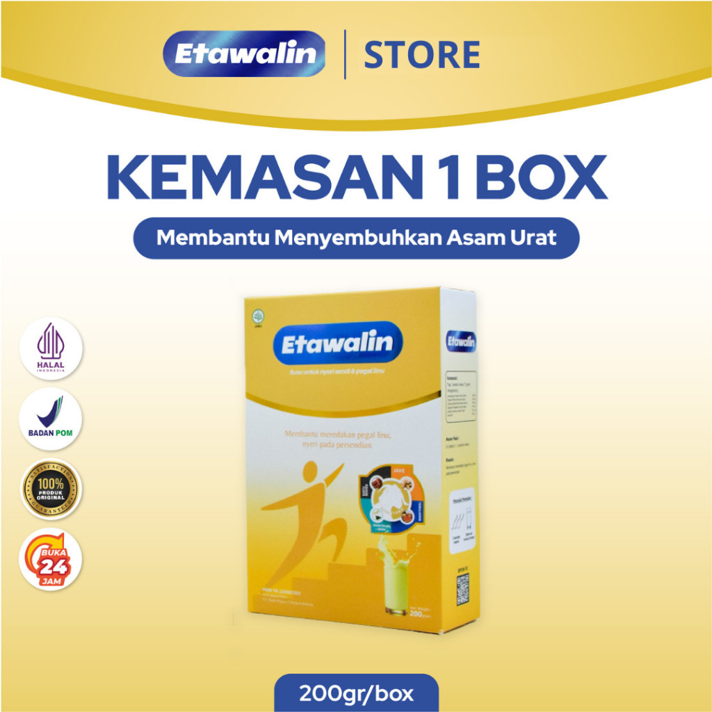 

Etawalin Susu Kambing Etawa Untuk Asam Urat Original 1 Box