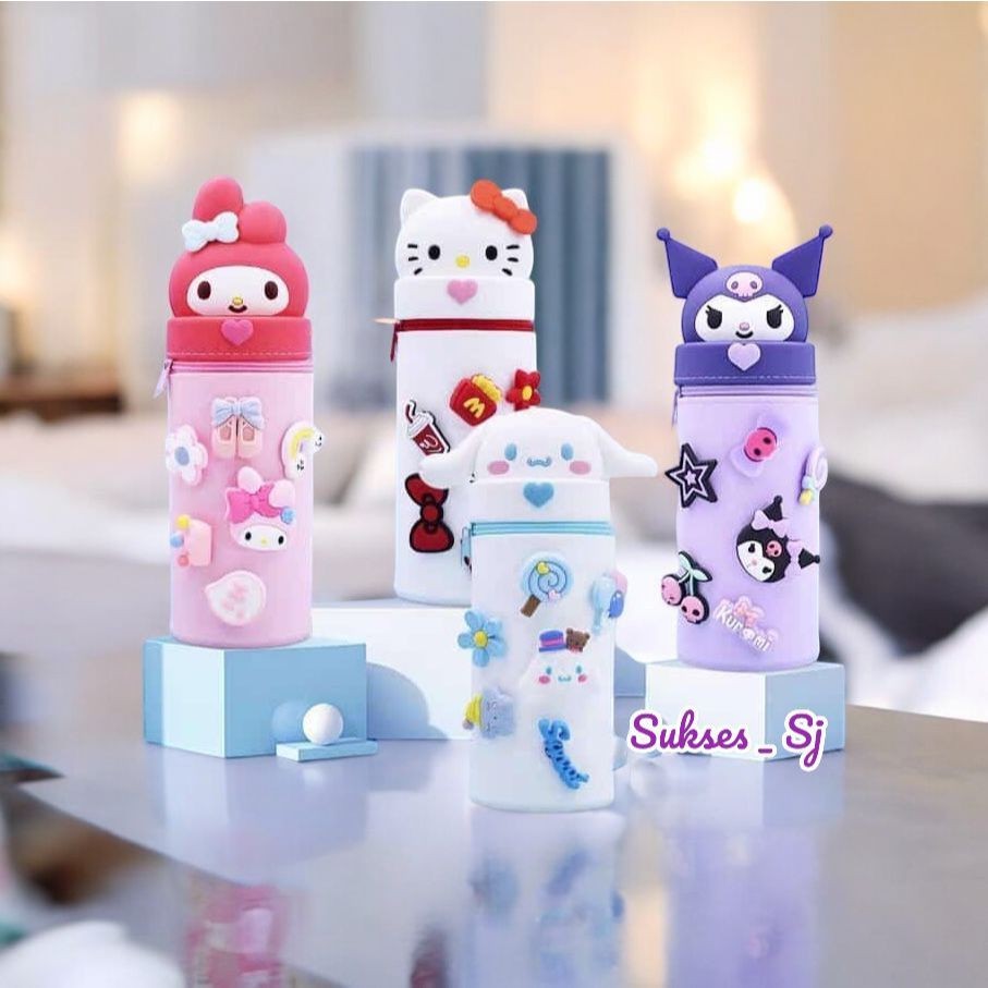 

(SR) Tempat Pensil Silicon Sanrio / Sanrio Pensil Case