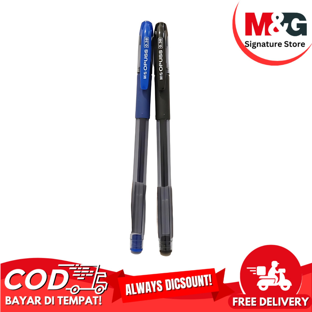 

Gel Pen M&G AGP63201 Opuss 0.38mm Needle Tip Pulpen Gel - SATUAN