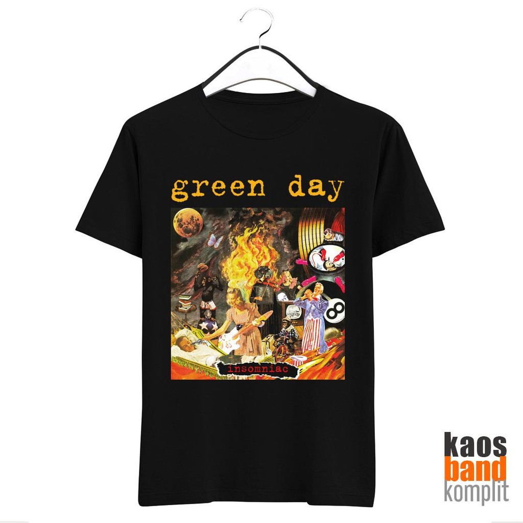 Kaos Band GREEN DAY INSOMNIAC – Premium Black 24s