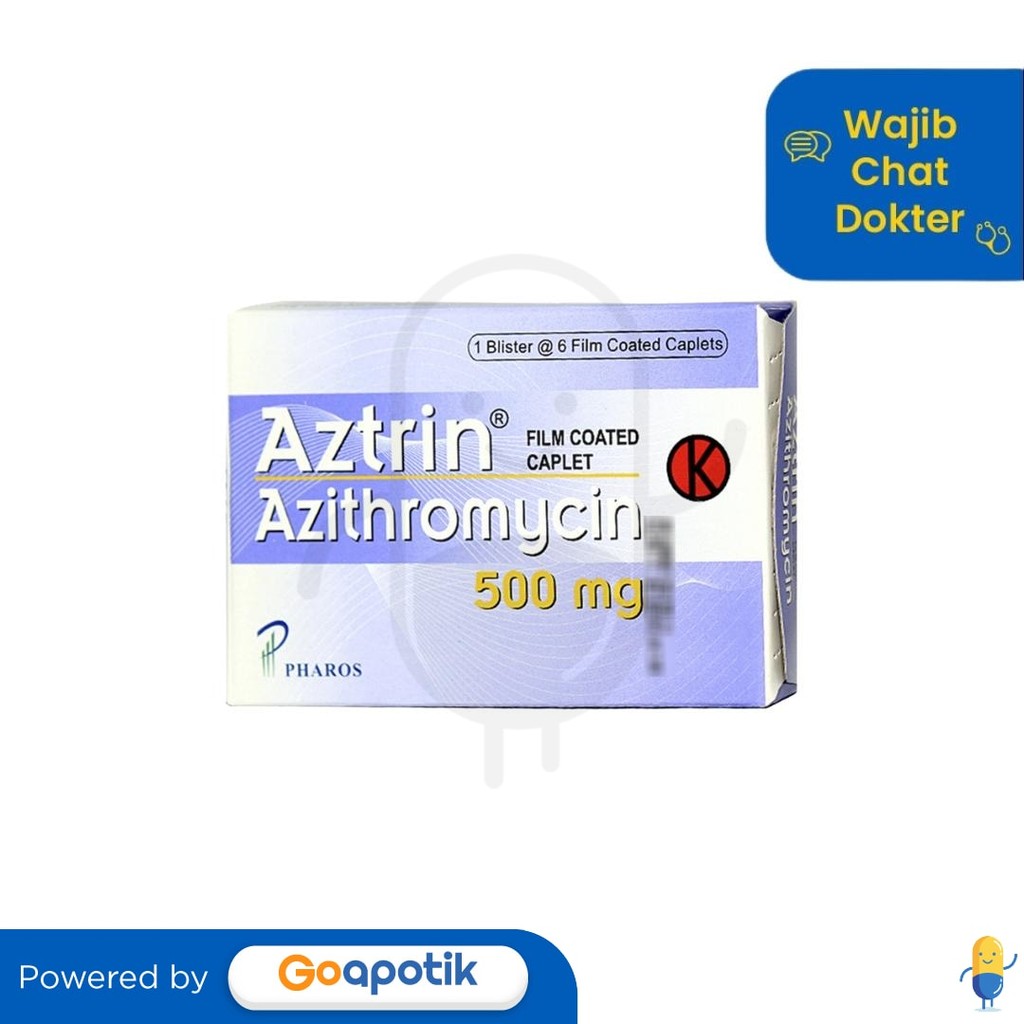 Aztrin 500 Mg Box 6 Kaplet