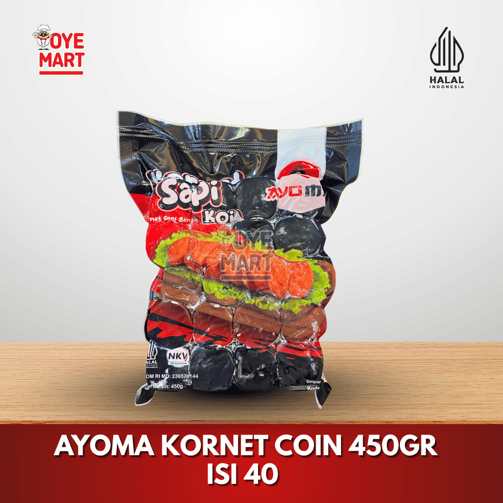 

AYOMA KORNET COIN 450GR ISI 40
