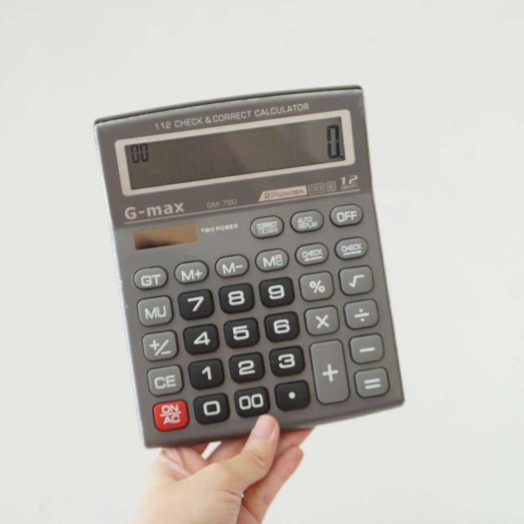 

KALKULATOR GM-760 / KALKULATOR G-MAX / KALKULATOR HITUNG