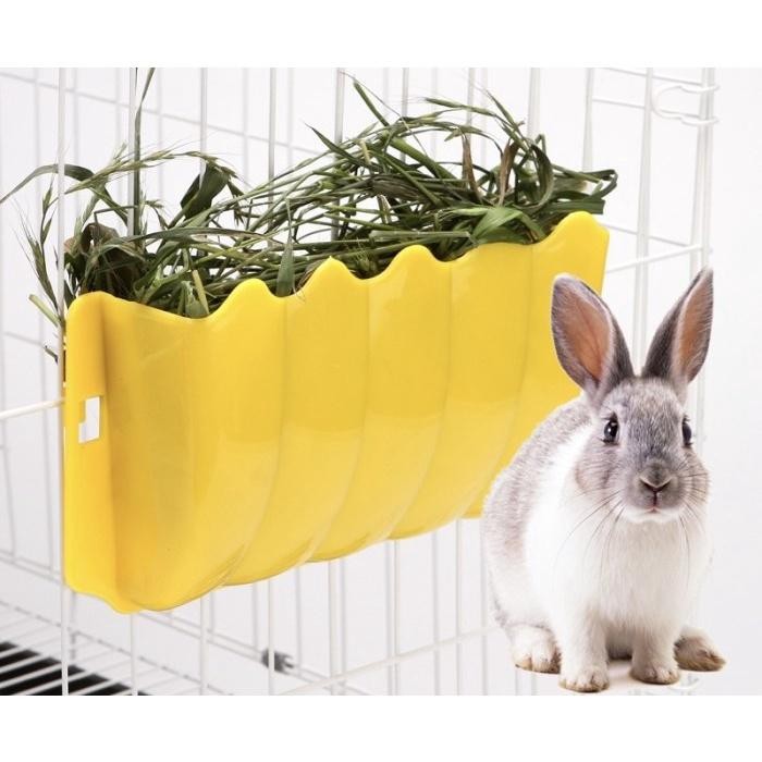 Tempat Makan Hay Rumput Kelinci Wadah Pakan Rumput Kelinci Hamster Hay Rack Rak Hay