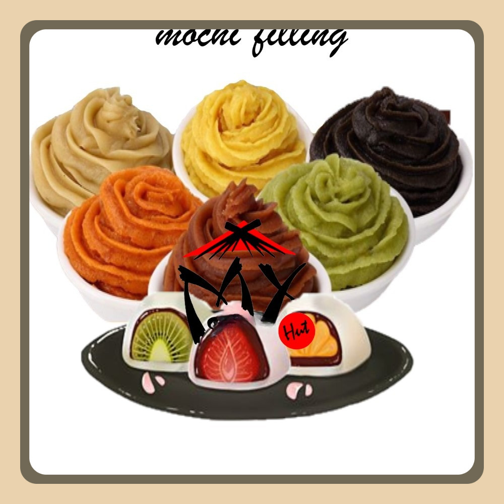 

MOCHI FILLING ISIAN PASTE PASTA PANDAN DURIAN TAUSA TALAS MOCI MATCHA RED BEAN NASTAR PADAT DORAYAKI