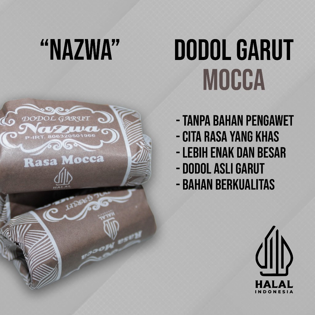 

May Store - Dodol Rasa Mocca 1kg/Dodol batik/Dodol garut Rasa original enak murah