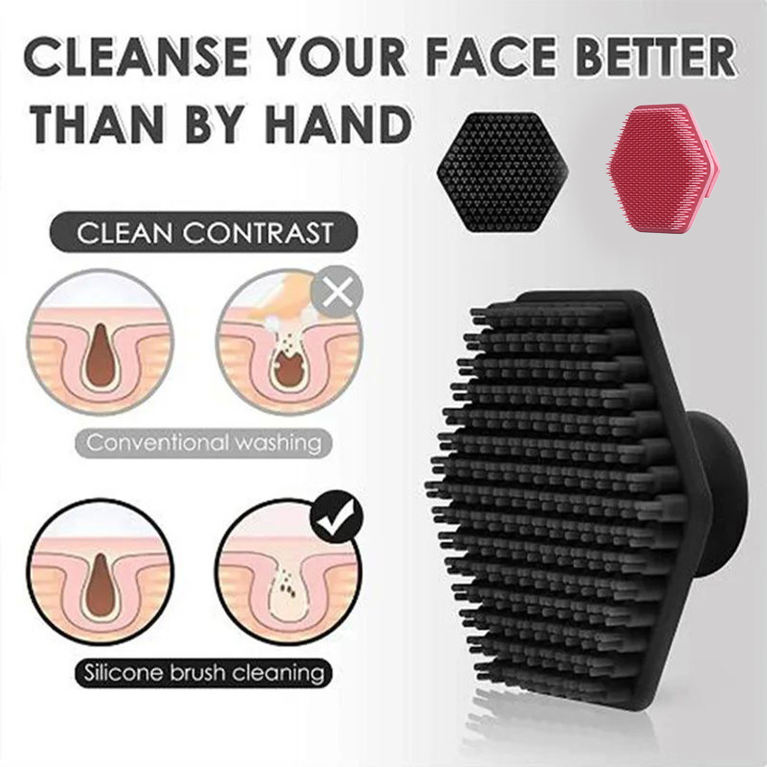 Silikon Pembersih Wajah Facial Cleansing Face Brush / The Face Scrubber Silicone / Alat Cuci Muka