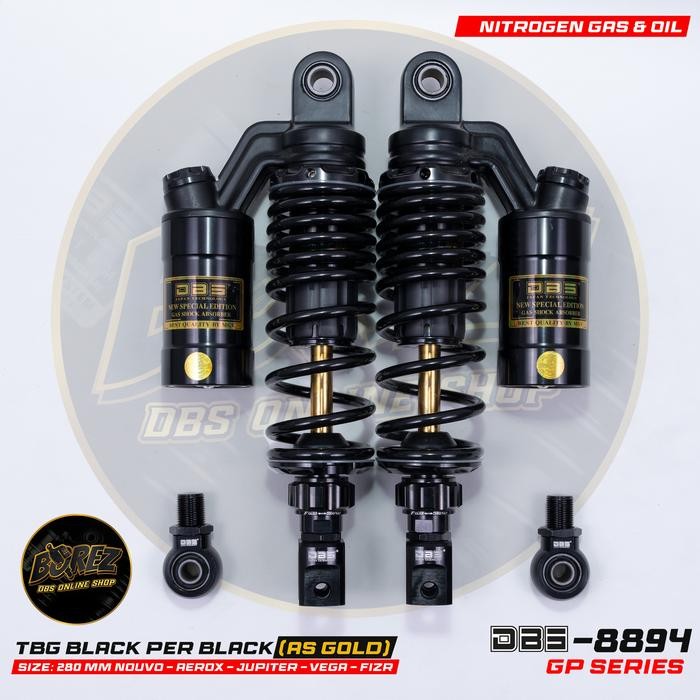 SHOCK DBS 8894-280MM GP SERIES SEMUA MOTOR MATIC MAUPUN BEBEK DAN MOTOR SPORT UNTUK DOUBLE SHOCK. - 
