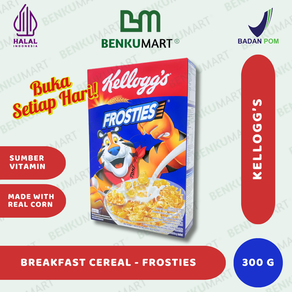 

Kelloggs Frosties (300 gr) | Sereal Jagung Kellogs Frozties 300 gram
