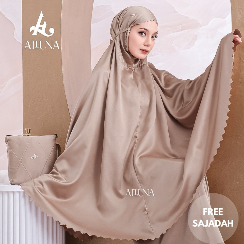 ALLUNA - Mukena Dewasa Daily Alluna Lasercut Nalla/Terbaru