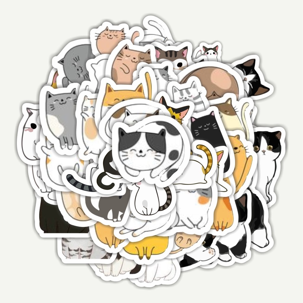 

Sticker Pack Stiker Hewan Kitten [Anak Kucing] | Sticker TUMBLR | Stiker LAPTOP KOPER HELM