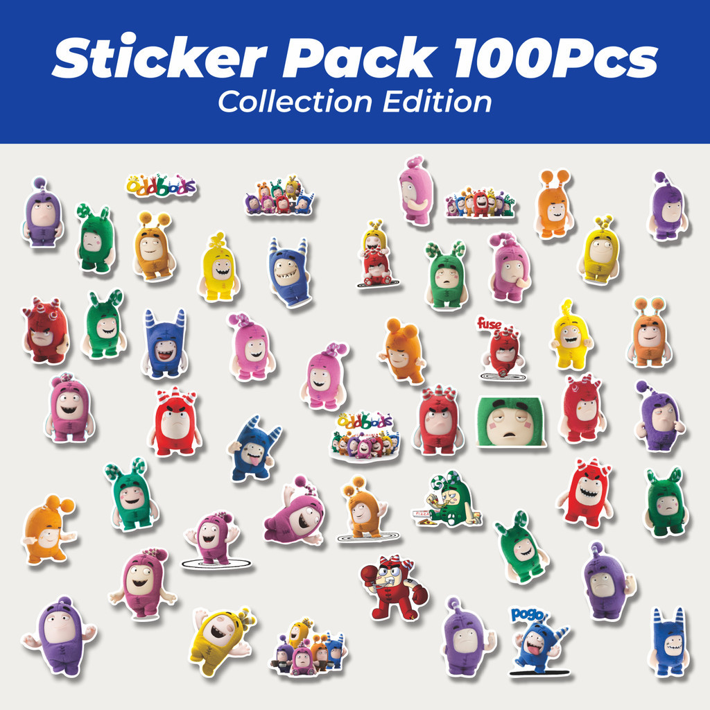 

Hot Sticker Kartun Oddbods Lucu Anti Air Stikers Berperekat Waterproof Sticker Decal Buat Motor Helm Buku Journal Koper Casing HP Laptop Botol Minum
