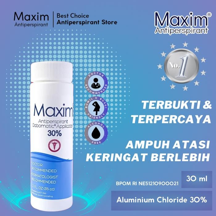 [Original] Maxim 30% Antiperspirant (Telapak Tangan & Kaki)