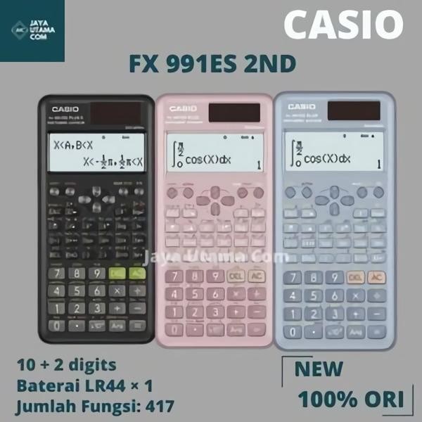 

Kalkulator Scientific Casio FX-991ESPLUS Original - 2ND EDITION, Hitam