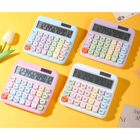 

KALKULATOR MINI SOLAR - WARNA CANDY LUCU - MULTIFUNGSI UNTUK SEKOLAH & KANTOR