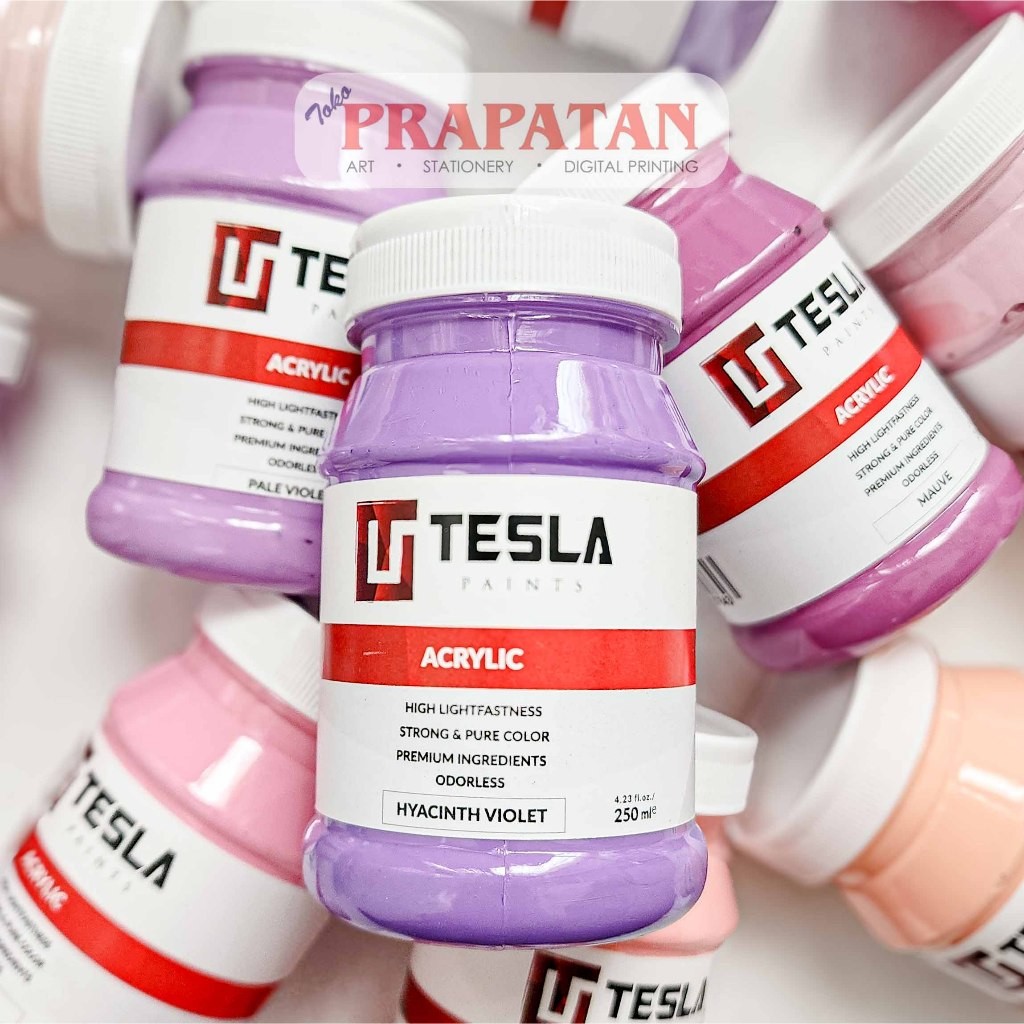 

COD Cat Akrilik Tesla 250ml NEW COLOR | Tesla Acrylic