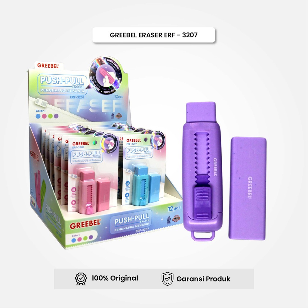 

GREEBEL Eraser Stip Hapusan Pencil Mechanical ERF-3207 (PCS) Penghapus Pensil