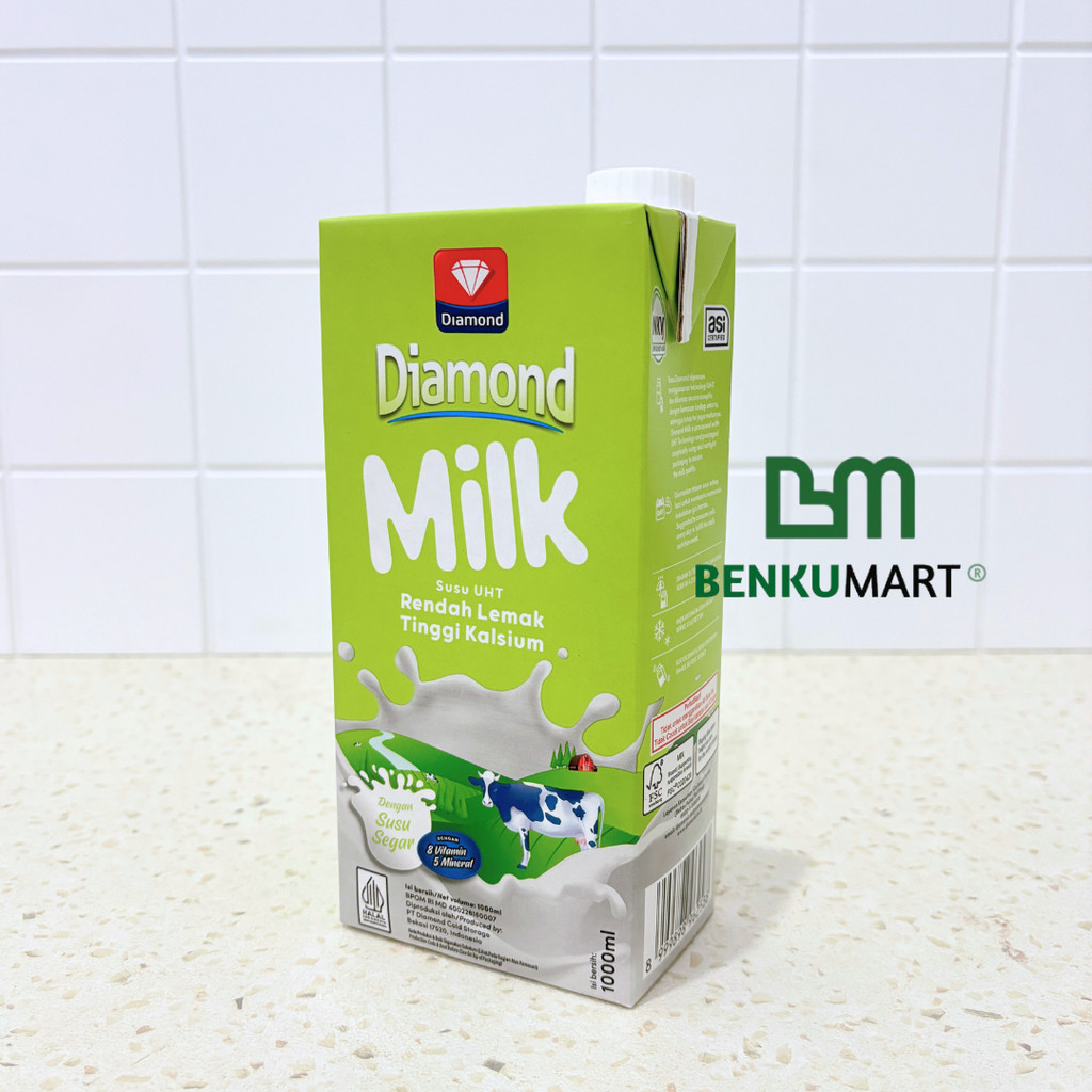

Susu UHT Diamond Low Fat 1 L