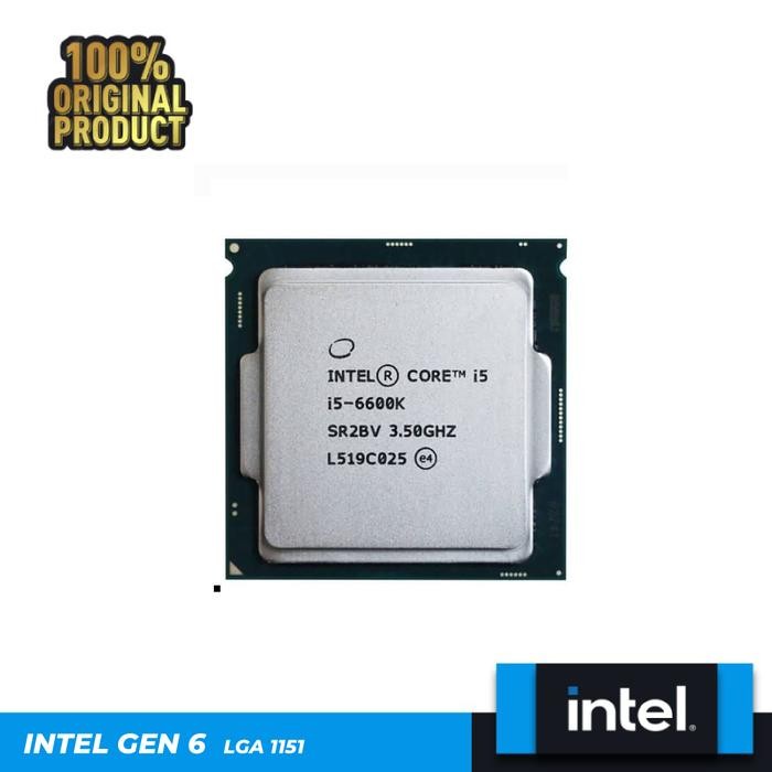 Intel Core i5 6600K | Processor Gen 6 LGA 1151 TRAY