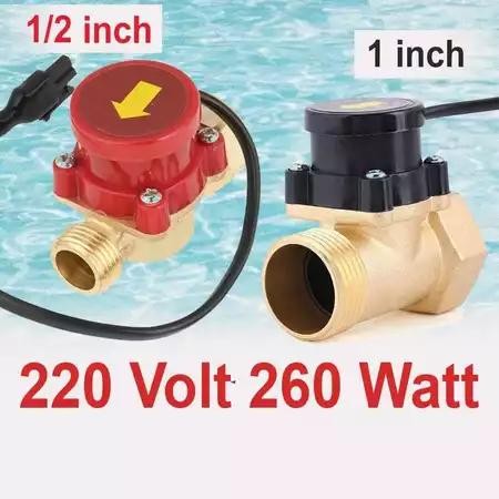 Saklar Otomatis Pompa Booster 1/2 inch saklar Water Flow Switch otomatis waterflow pompa dorong/1" x