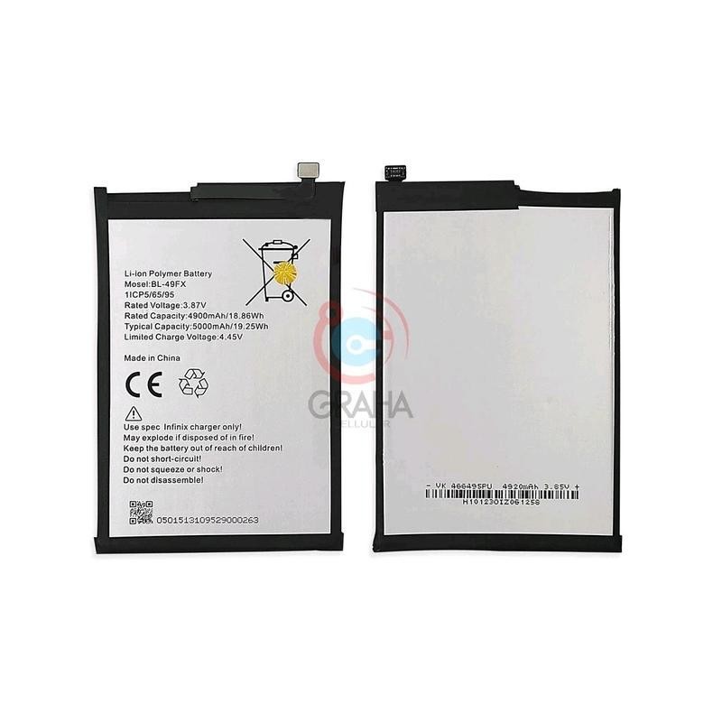 Baterai Batre FOR INFINIX NOTE 7 Lite X656 ORIGINAL Model BL49FX BL-49FX