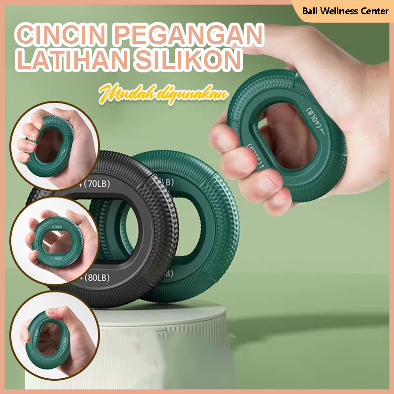 Cincin pegangan latihan silikon, cincin pegangan silikon, peralatan latihan kekuatan tangan profesio