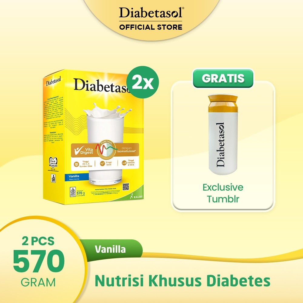 

Diabetasol Vanilla 570g (2pcs) Free Exclusive Tumblr