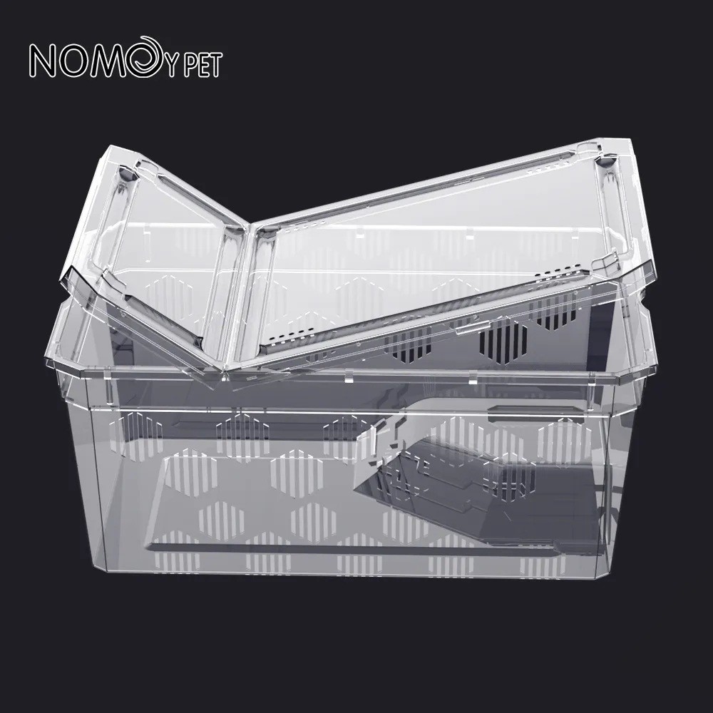 Reptile Box + Platform + Corner Feeding Dish Pacman Horned Frog Kodok Turtle Kura Air Nomoy H10 18.5