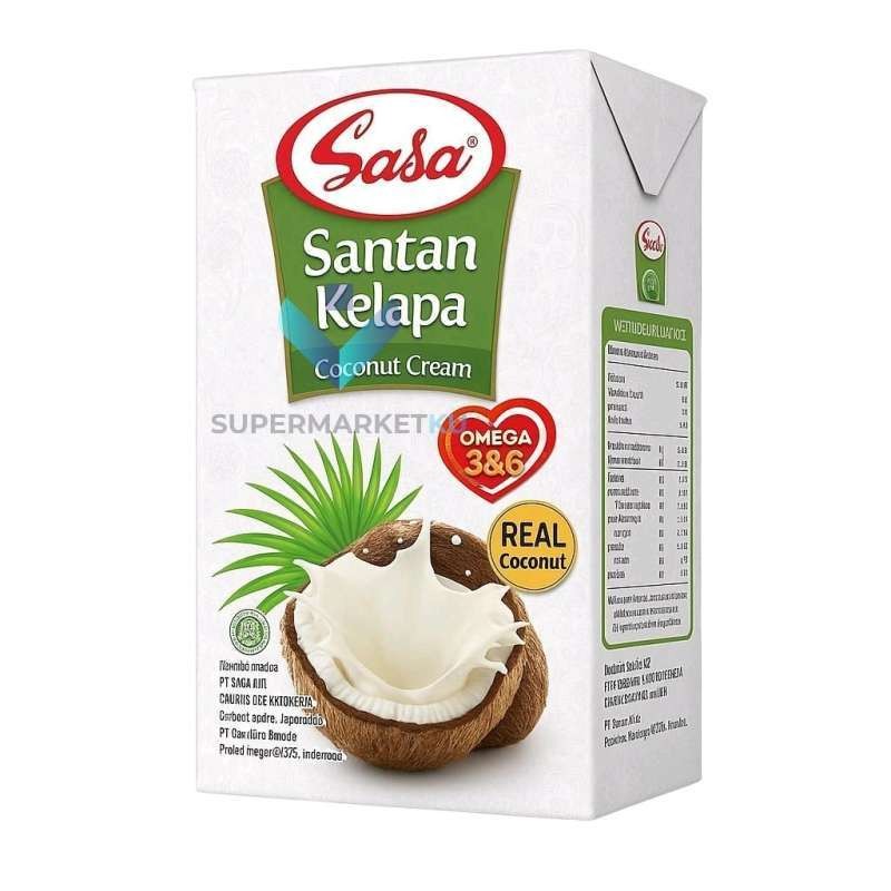 

Sasa Santan Kelapa Cair Instan Siap Pakai | Coconut Cream 1000ml