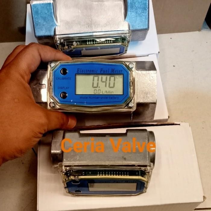 Digital Flowmeter Turbine 1.1/2'' Inchi / Flowmeter Turbine Digital