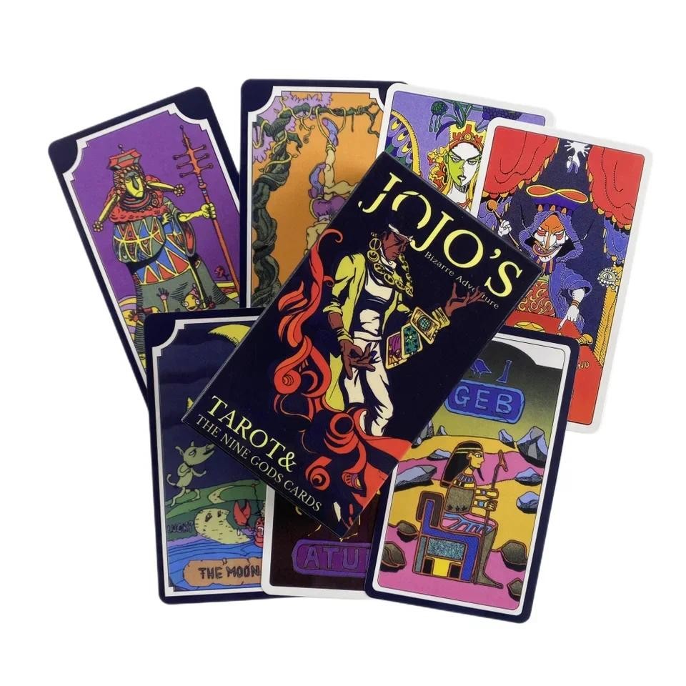 For Anime JoJo Bizarre Adventure Tarot Cards 84 Card Divination Deck Oracle Game Unique Fun Experien