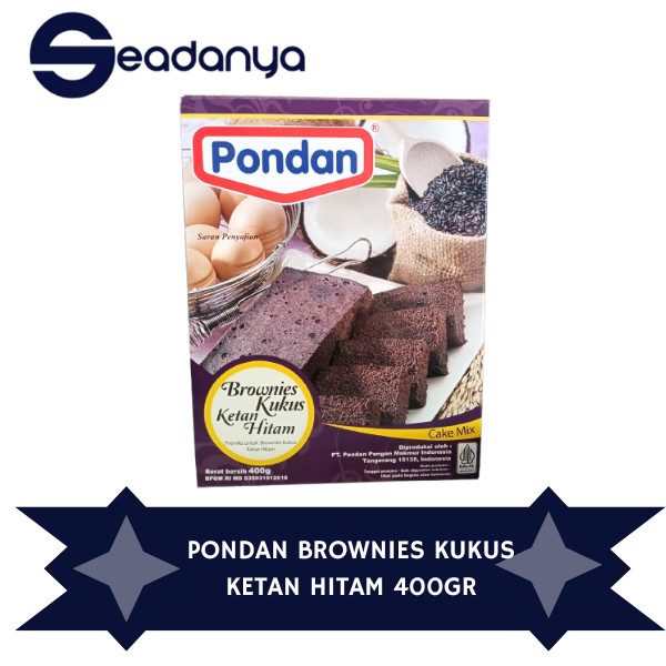 

PONDAN BROWNIES KUKUS KETAN HITAM 400GR