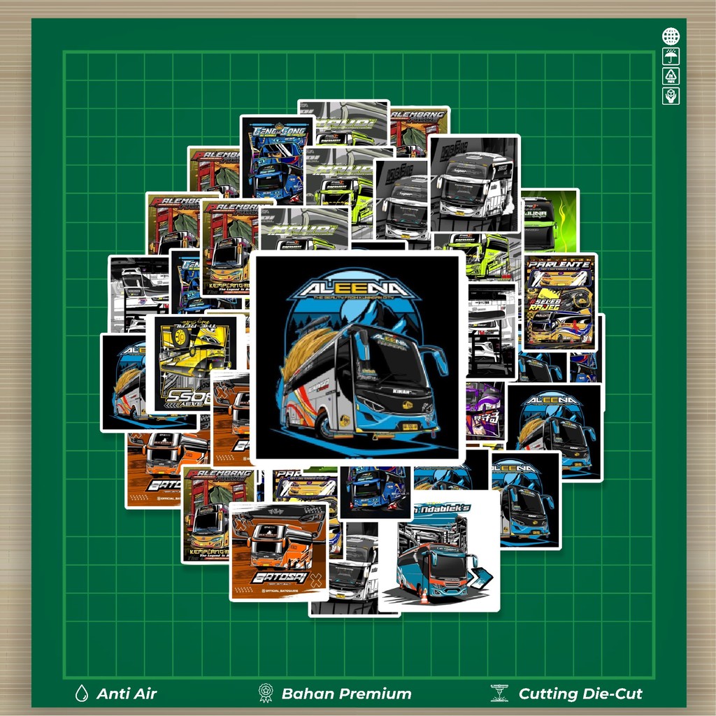 

HOT 50 PCS STIKER Stiker Bus Sport Racing Indonesia Stiker Fashion Cars Decal Dingin Kartu Album Custom Vinyl Anti Air- Sticker Aesthetic Buku Journal Koper Casing HP Tablet Laptop Helm Motor Botol Minum