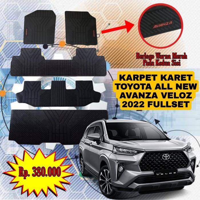 Karpet Karet Mobil All New Toyota Avanza Veloz 2022 Premium - LOGO AVANZA