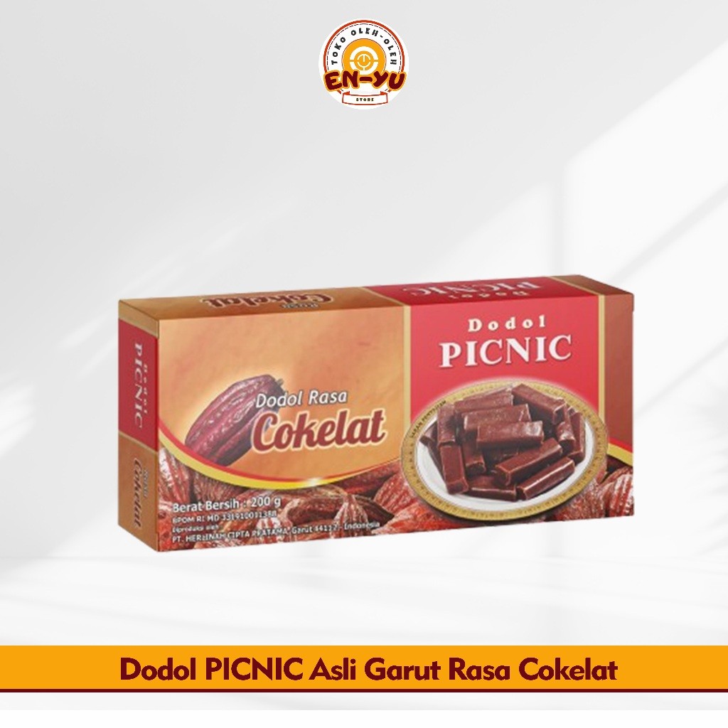 

Dodol Garut PICNIC Asli Rasa Cokelat Manis Legit Original Brand luxury jelita