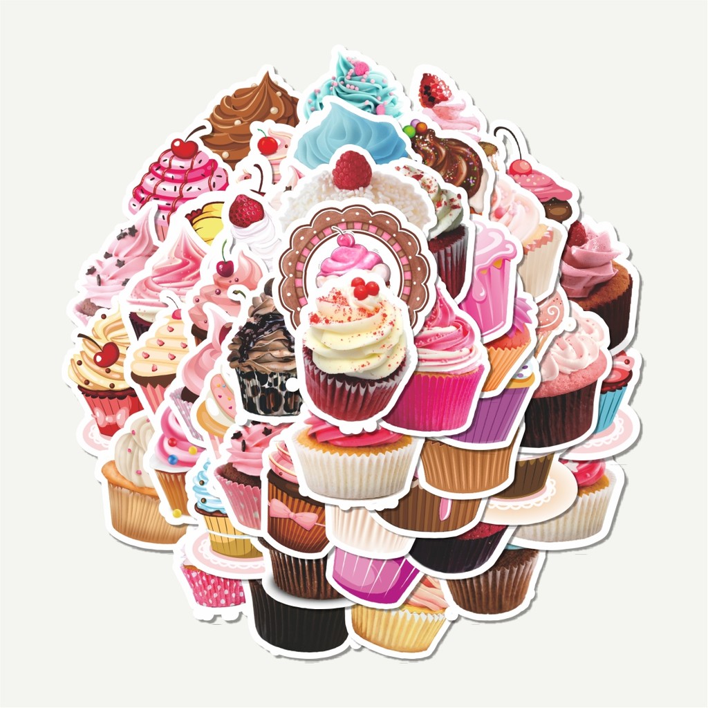 

Sticker Pack Stiker Delicious Cakes [Kue Lezat] | Sticker TUMBLR | Stiker LAPTOP KOPER HELM
