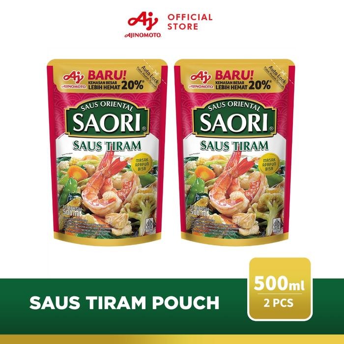 

SAORI® Saus Tiram Oriental Oyster Pouch 500ml (2Pcs)