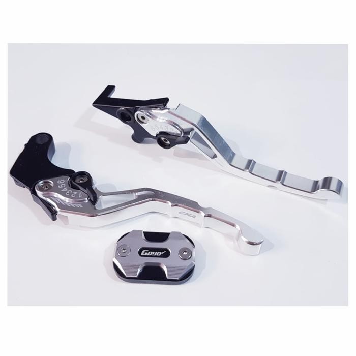HANDLE REM/TUTUP MASTER MINYAK REM ATAS VARIASI MOTOR AEROX 155/LEXI - Silver, all Lexi