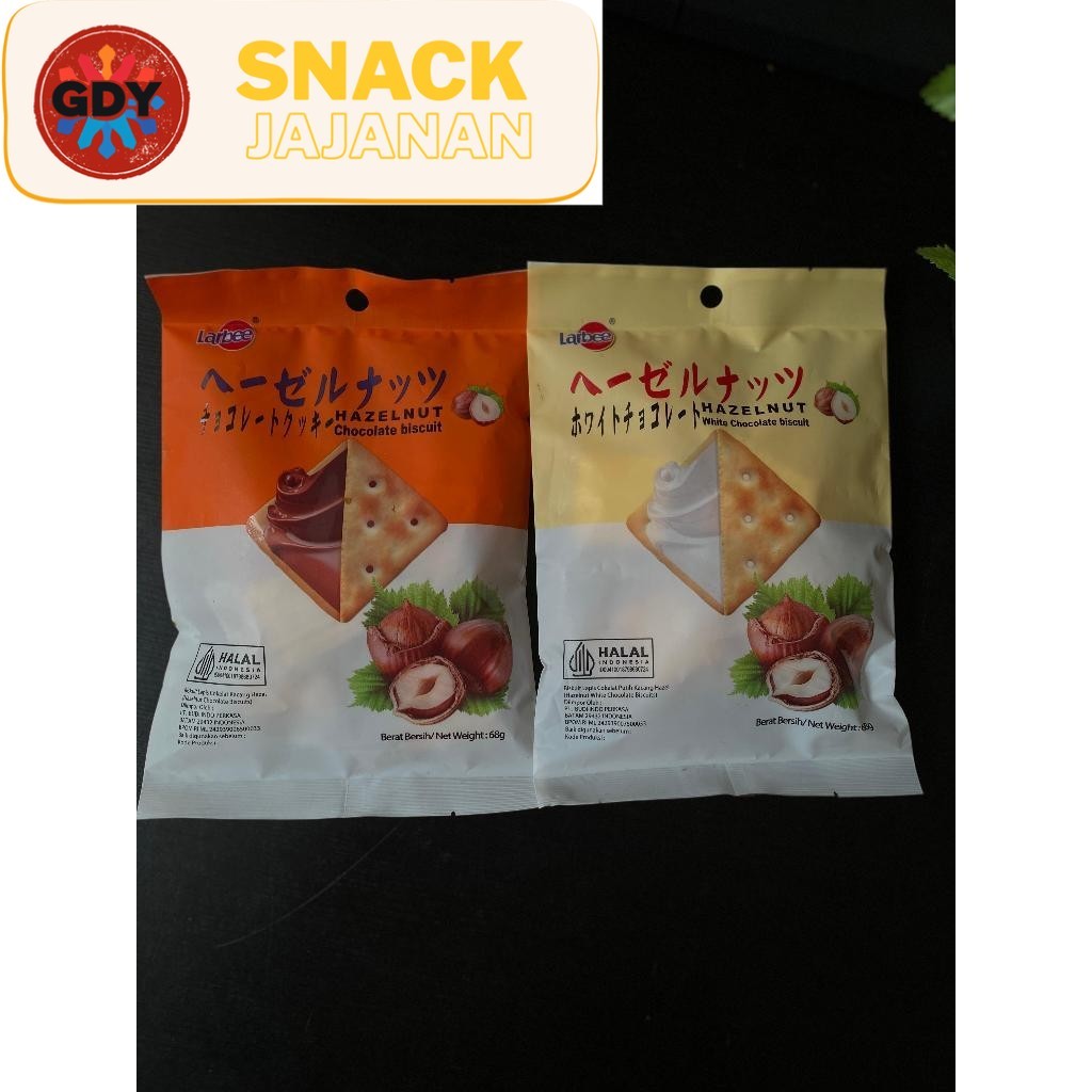 

Larbee Chocolate Hazelnut Biscuit 68gr | Chocolate | White Chocolate | Biscuit Chocolate