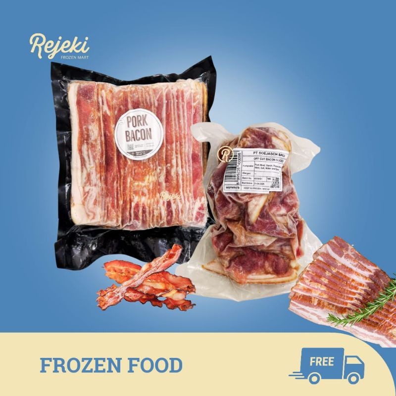 

Soejasch Pork Bacon Sliced - Rejeki Frozen Mar