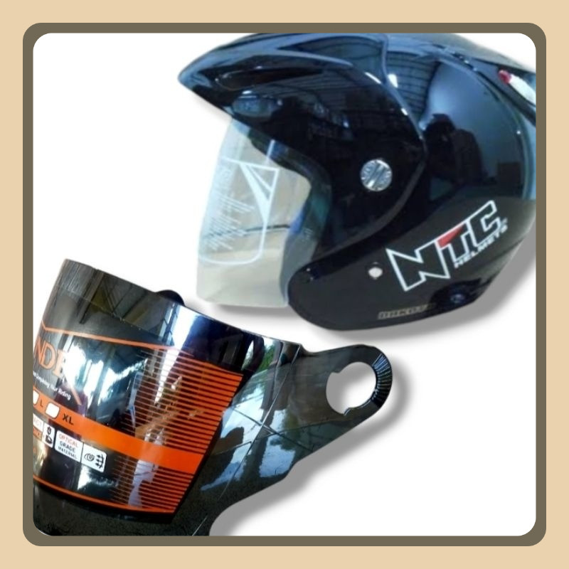 (NDR-1) Kaca Helm NTC all Varian || Visor helm NTC