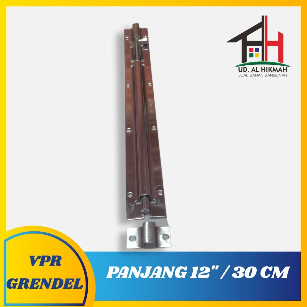Grendel Pintu 12" Inch / Grendel Pintu Stainless Steel 30 CM VPR